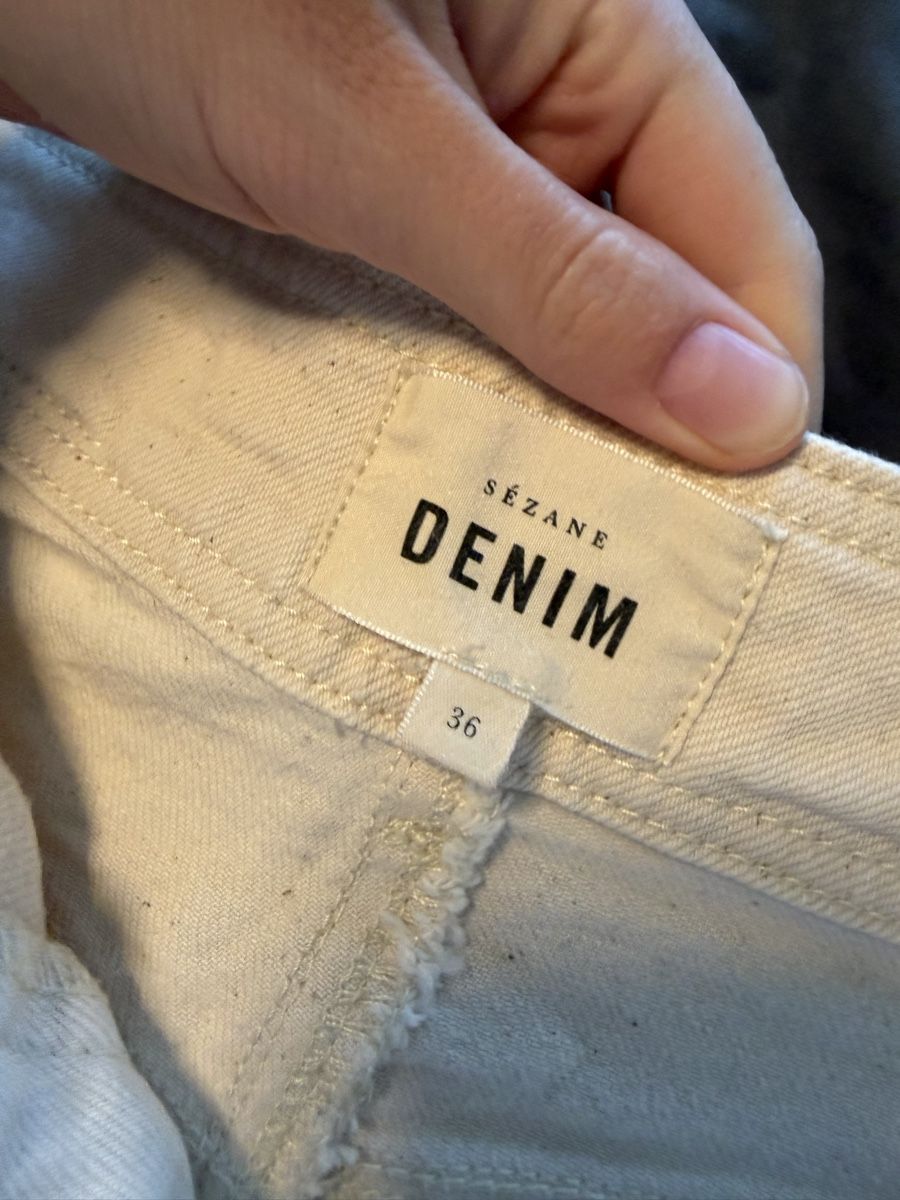 Sezane Jeans: Sezane Jeans Ecru – Usato da Winterthur venduto da ana_z7yd 4