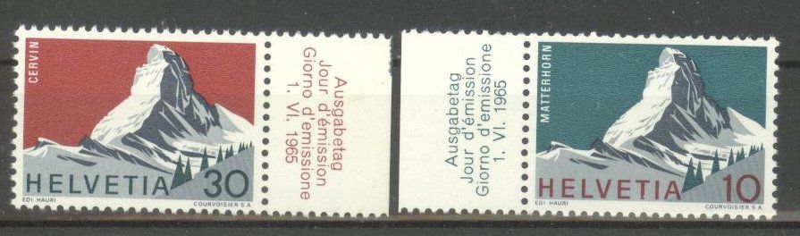 Tutti i francobolli: 1965, Sondermarken Schweizer Alpen ** – Usato da Willisau venduto da Vollstempel