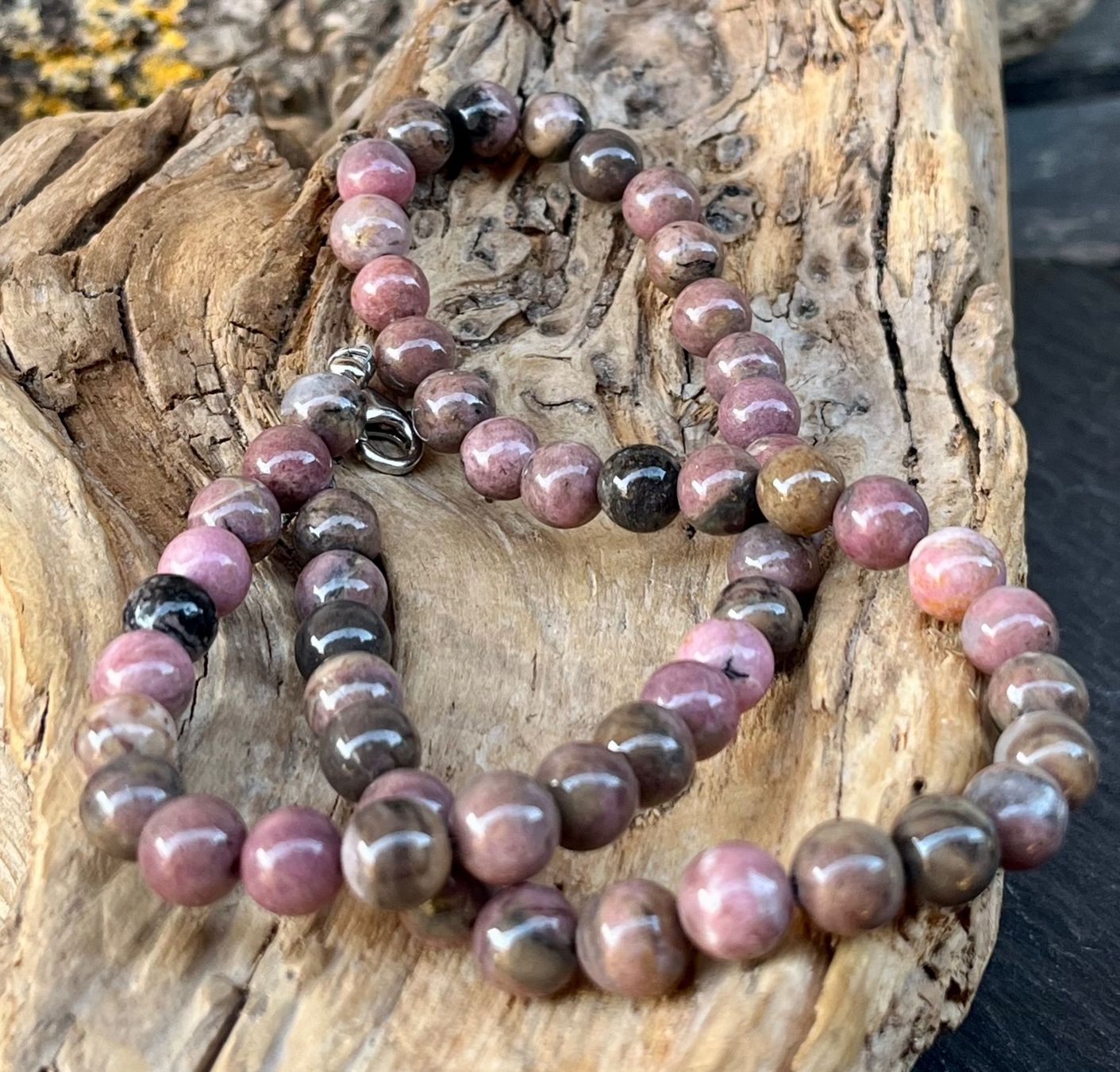 Catenine: Rhodonit Kette, Schweiz – Nuovo (secondo la descrizione) da Diegten venduto da hamofi57 6