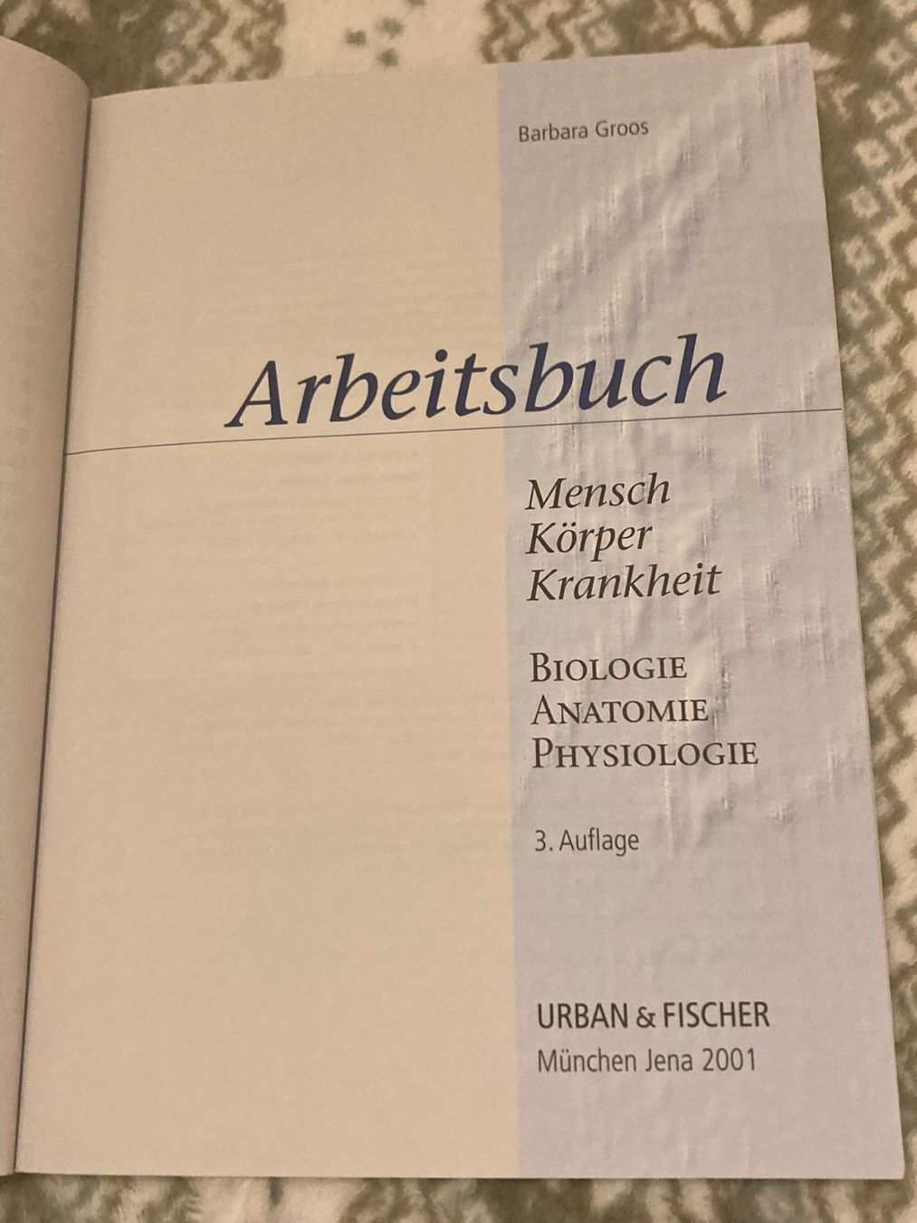 Libri: Mensch, Körper, Krankheit - Arbeitsbuch – Usato da Niederscherli venduto da ypsilon315 2