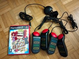 Buzz! The Music Quiz - PS2 - Playstation 2 - mit Buzzern