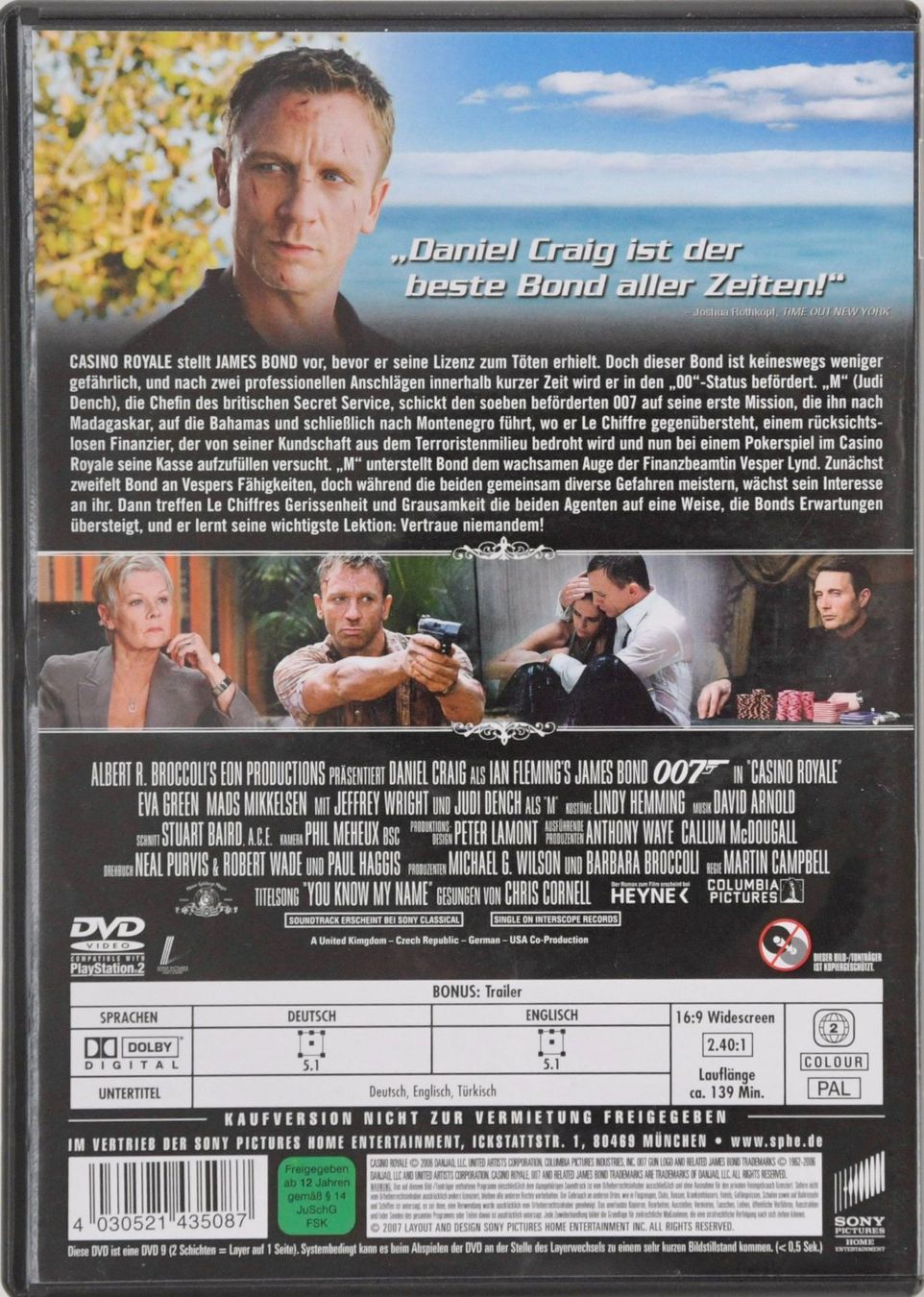 Tutti i DVDs: CASINO ROYALE - JAMES BOND 007 – Usato da Remetschwil venduto da tgd_gbp8 1