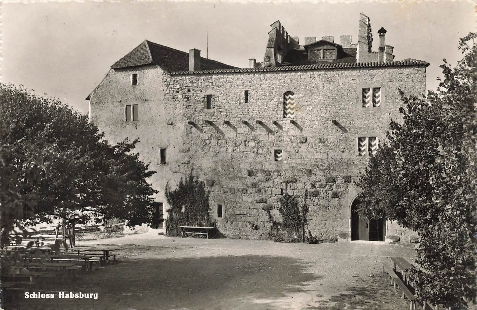 Ansichtskarten: Schloss Habsburg – Gebraucht aus Schwyz von Seffi56