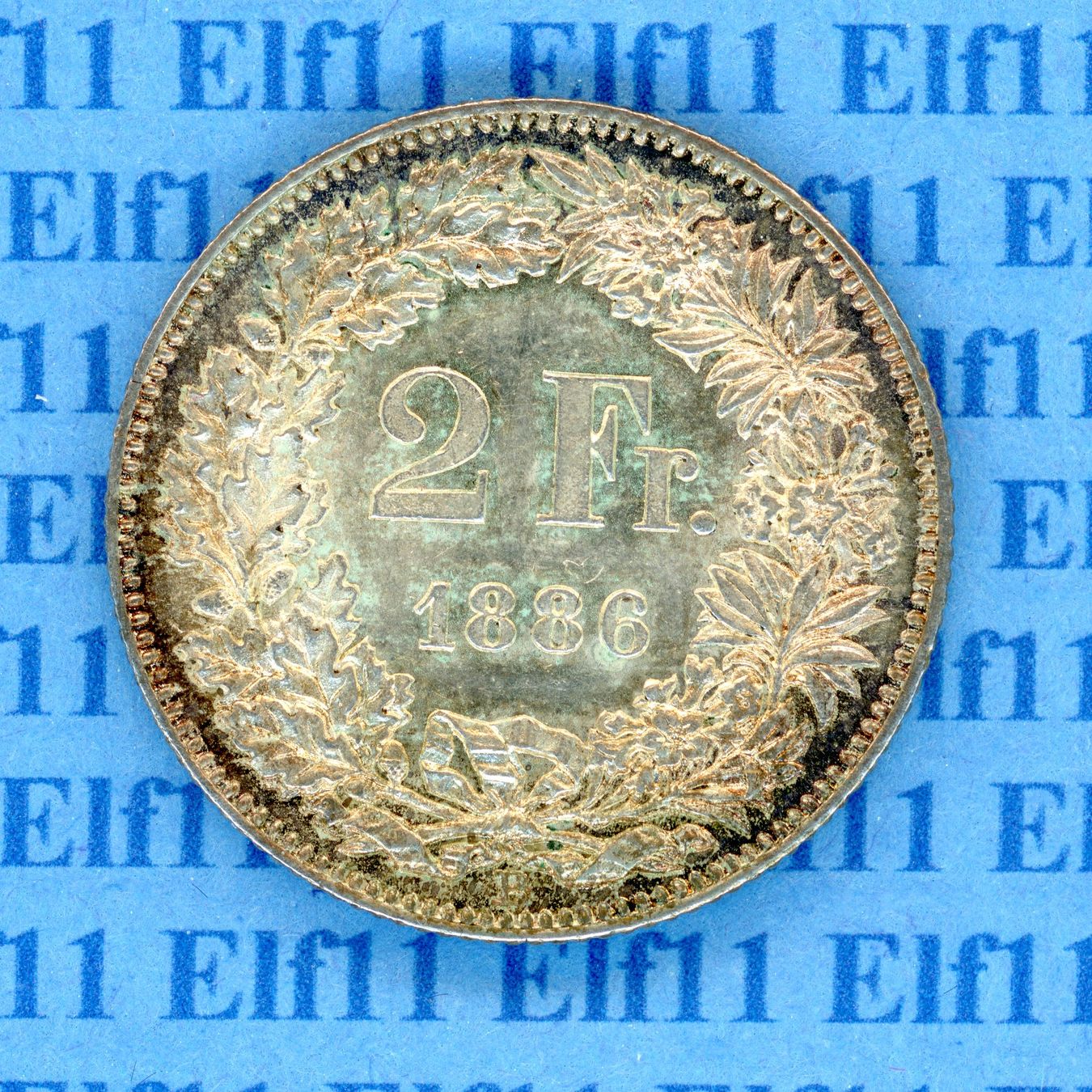 Tutti le monete: CHF___2.00 1886 -stgl 2 Franken – Nuovo (secondo la descrizione) da Widnau venduto da Elf11