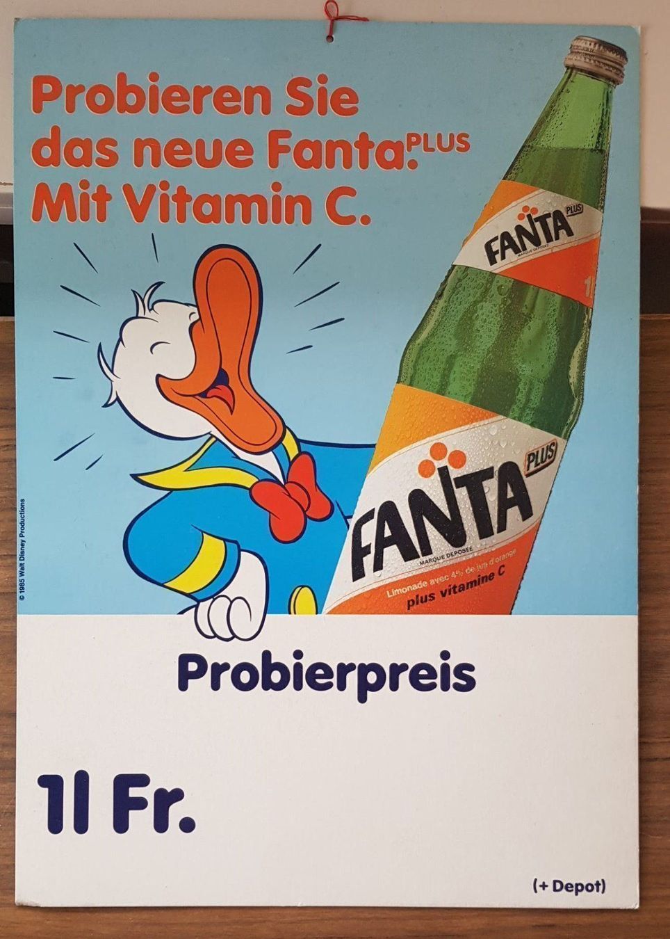 Foto & Immagini: Plakat Fanta Werbung 1985 – Usato da Mörschwil venduto da antiksalon 1