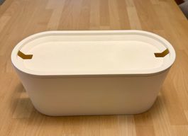 Kabelbox IKEA Romma weiss oval gebraucht guter Zustand