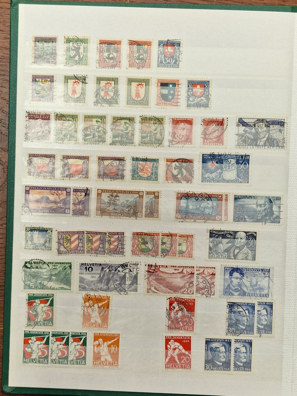 Tutti i francobolli: PRO JUVENTUTE 1912-1983 gestempelt - deuts. Vorläufer – Usato da Aesch LU venduto da briefmarken.uray 1
