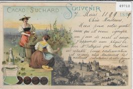 Cacao Suchard - Souvenir du Lausanne - Litho 1899