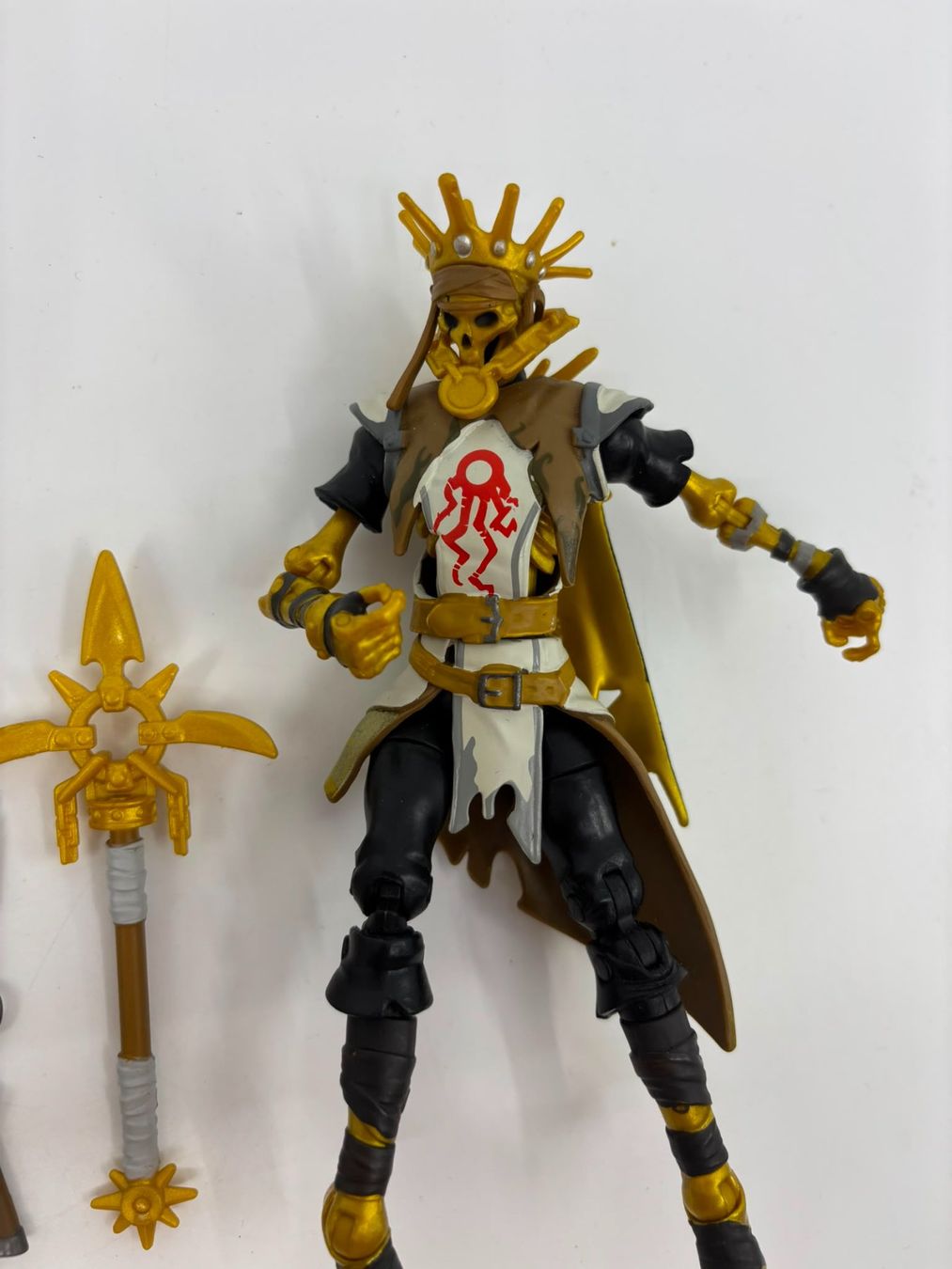 Statuette: Figur Fornite Master Grade Series 01 Oro Skeleton – Usato da Herisau venduto da Seyashop1 1