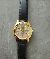 SEIKO 5 AUTOMATIK VINTAGE GOLD HERREN UHR DAY-DATE
