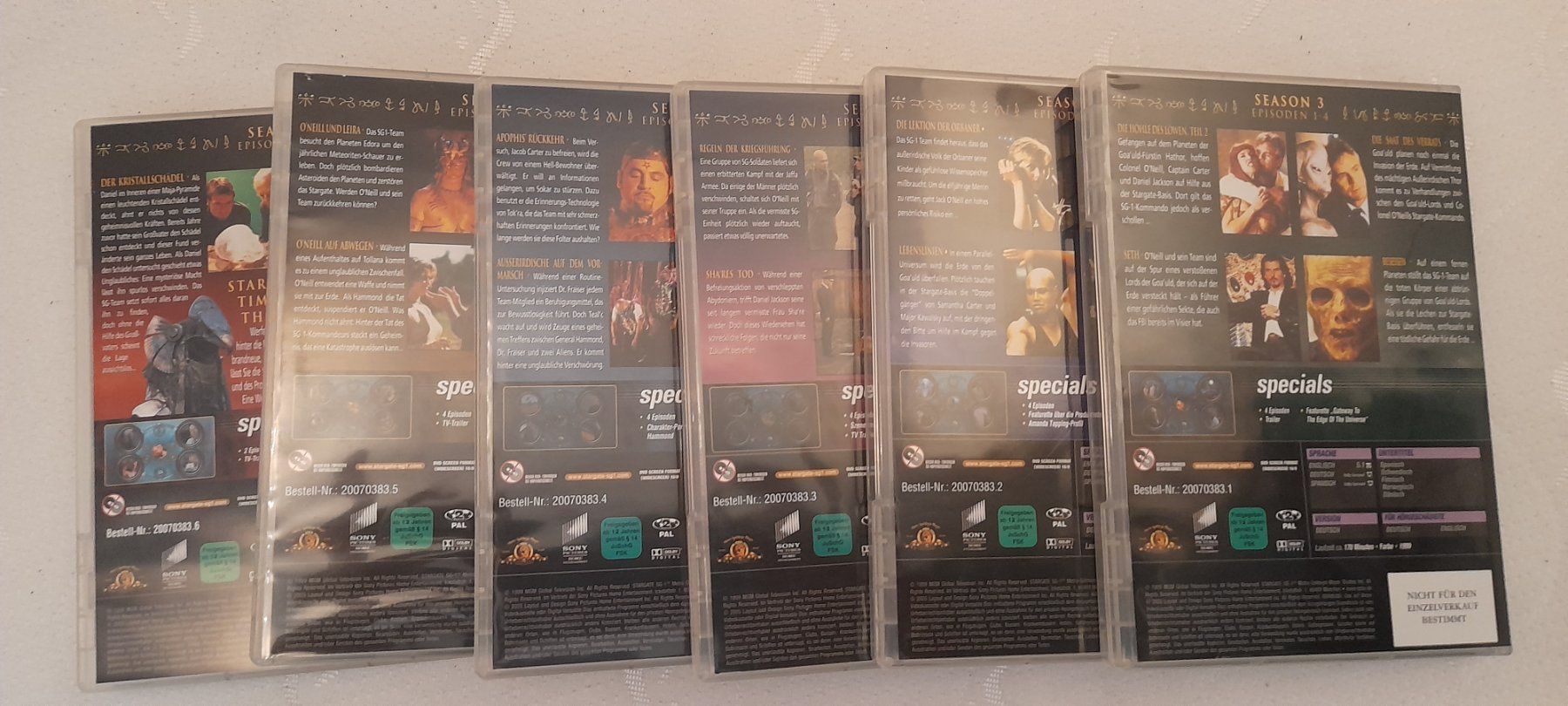 Alle DVDs: Stargate SG-1 Staffel 3 DVD Box-Set – Gebraucht aus Thun von Goldie28 3