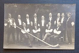 AK Trachten ALPHORN Senntum um 1920