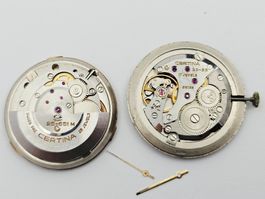 Certina Kal. 23-30 Kal. 25-651M Uhrwerk mit Zifferblatt