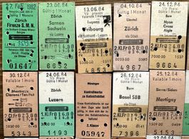 20 Top Billette, SBB, Tickets Edmondsche Kartonbillette