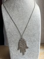 La Main de Fatima riesig mit Silberkette (56cm)
