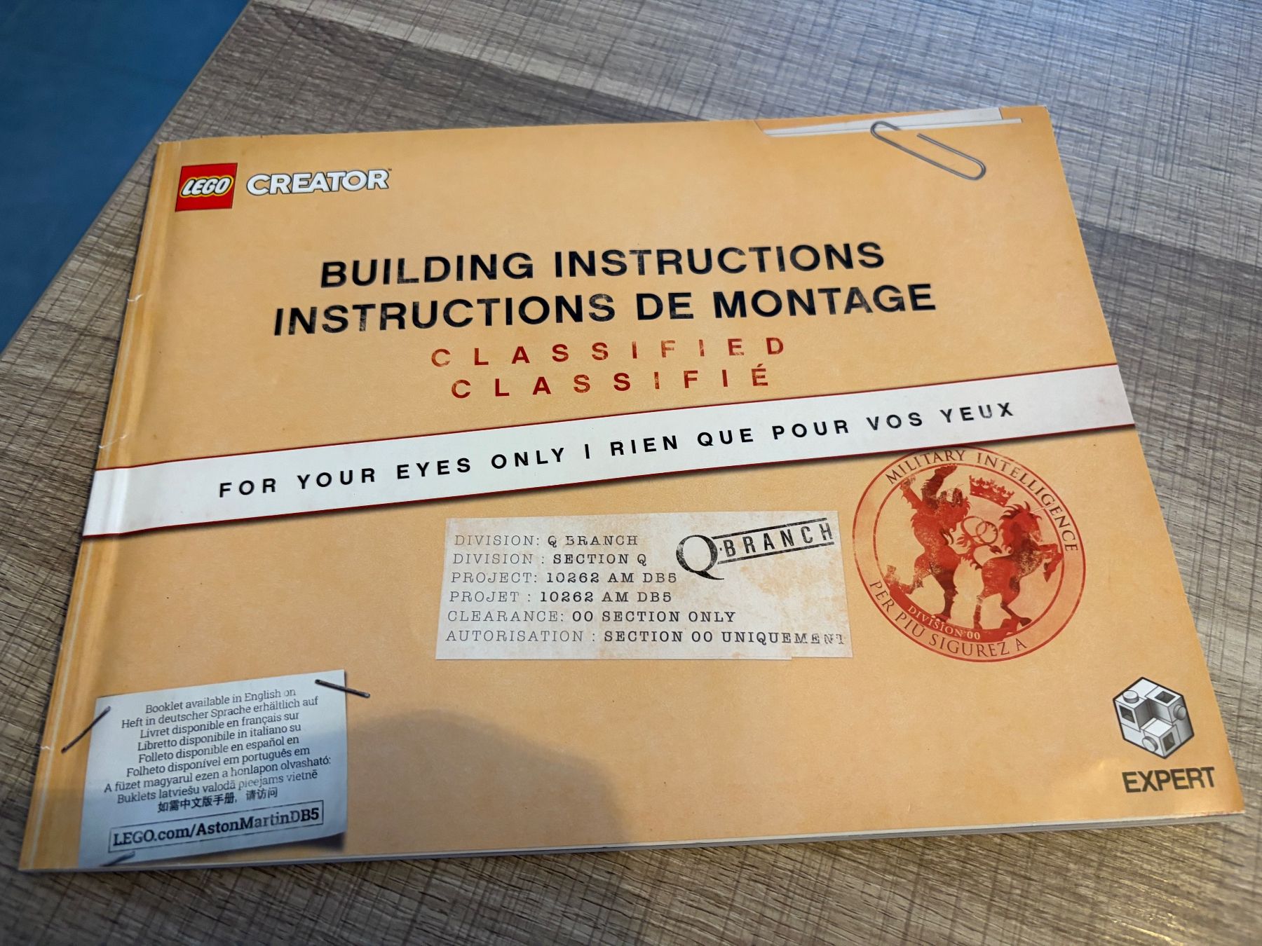 Lego Jeux de construction: LEGO Aston Martin DB5 – D'occasion à Gland par rap_8c2p 4