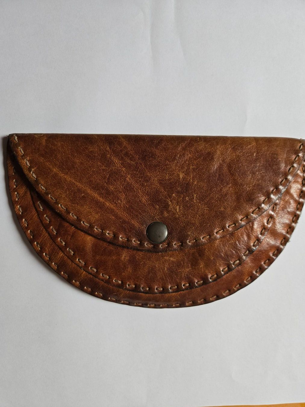 Brieftaschen: Portemonnaie Leder braun – Gebraucht aus Baden von knc00