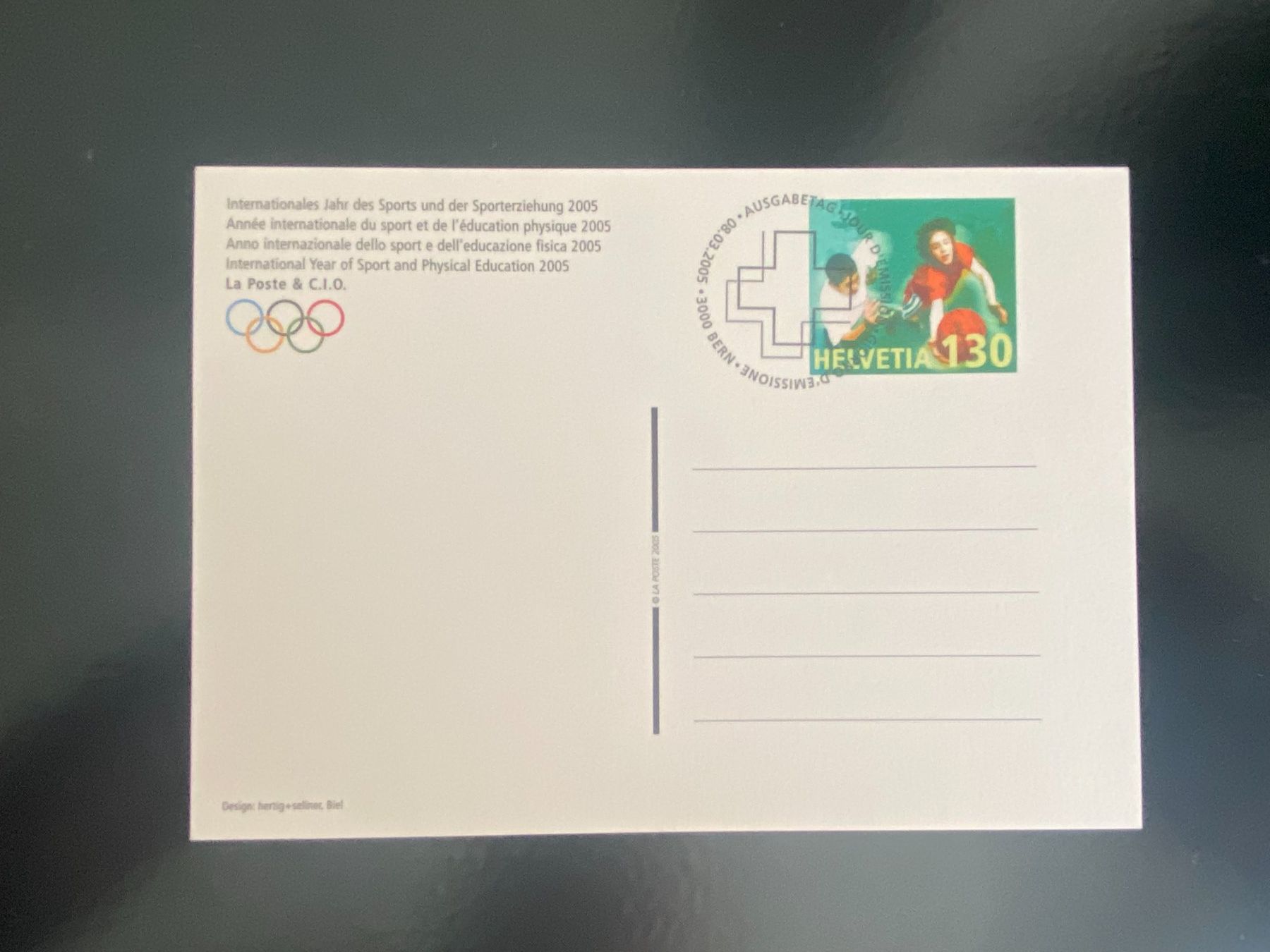 Cartoline postali: Carte postale / Sport 2005 / ET Gestempelt – Nuovo e nell'imballaggio originale da Grand-Lancy venduto da Dany1973 1