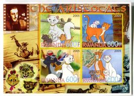 Block "Walt Disney. Aristocats". Ruanda