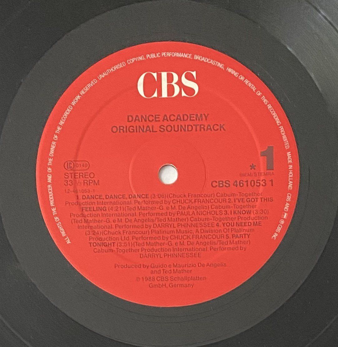 Dischi in vinile: Dance Academy, The Original Soundtrack – Usato da Flums venduto da Empe1 3