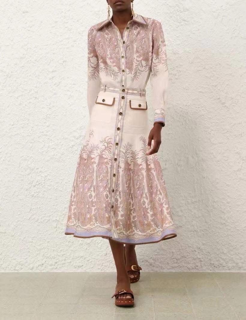 Vestiti: Linen Blend Midi Dress – Nuovo (secondo la descrizione) da St.Josefen venduto da lop_lh8d