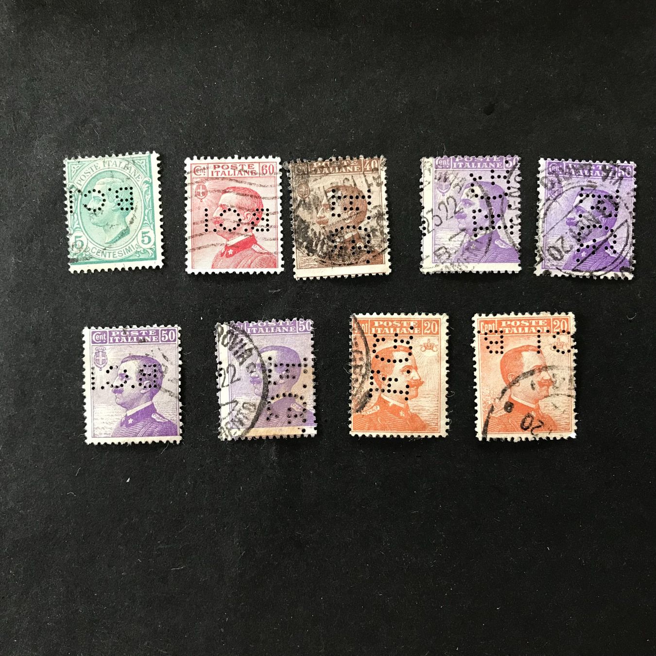 Alle Briefmarken: ITALIEN: PERFINS, kl. Sammlung gest – Gebraucht aus Uitikon Waldegg von Gooddeal05