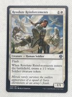 Magic The Gathering: Resolute Reinforcements Karte