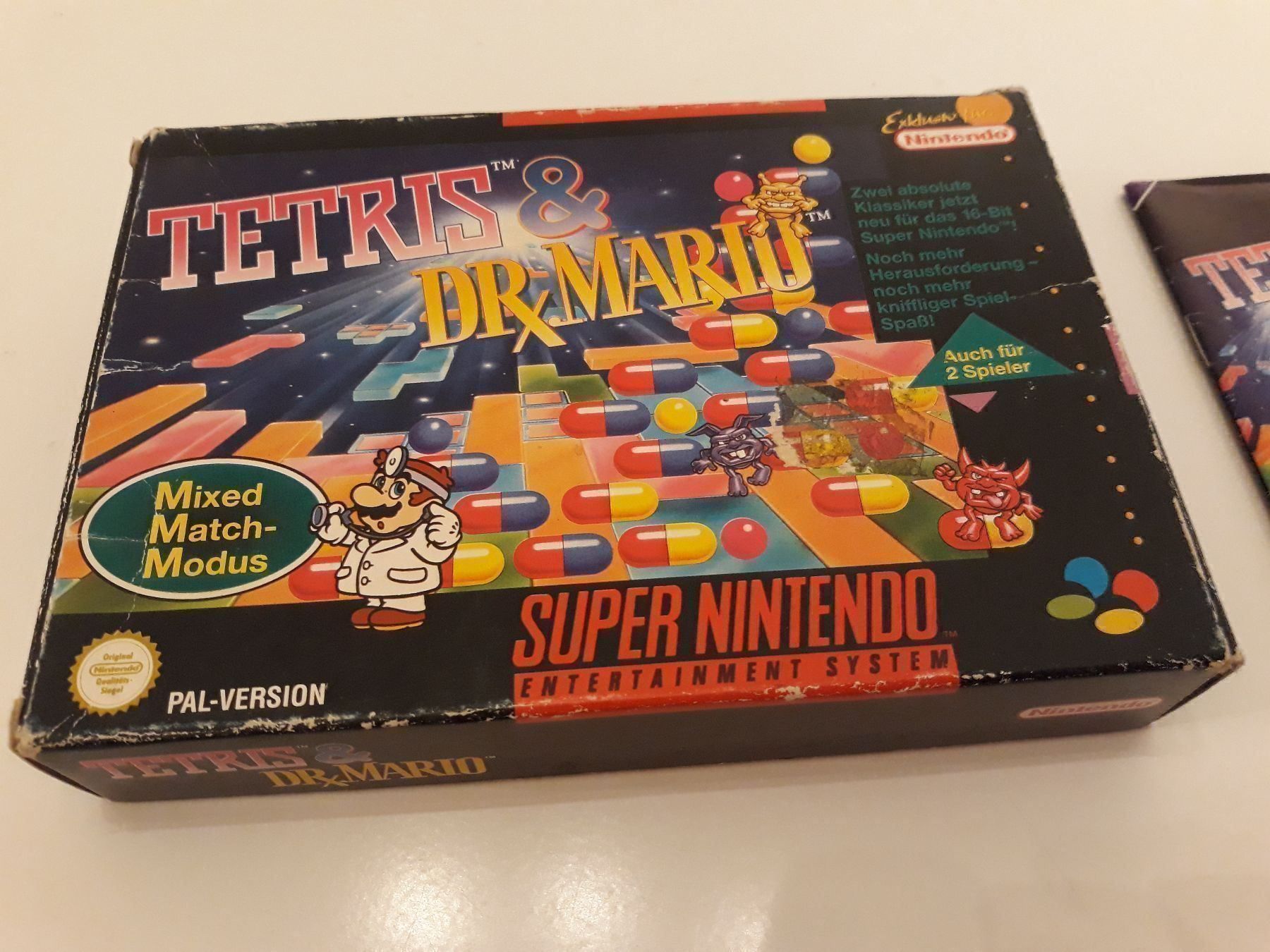Giochi: Tetris & Dr.Mario Super Nintendo SNES OV – Usato da Aarau venduto da Kaesekuchen2000 2