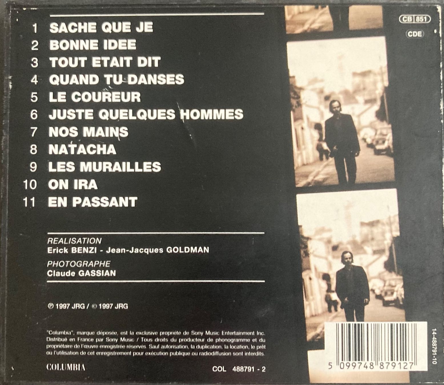 CD: JEAN-JACQUES GOLDMAN - EN PASSANT – Usato da Poliez-Pittet venduto da Newtown-Records 1