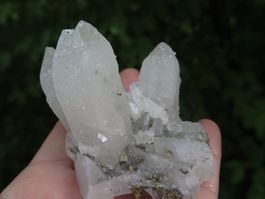 Bergkristall mit Pyrit