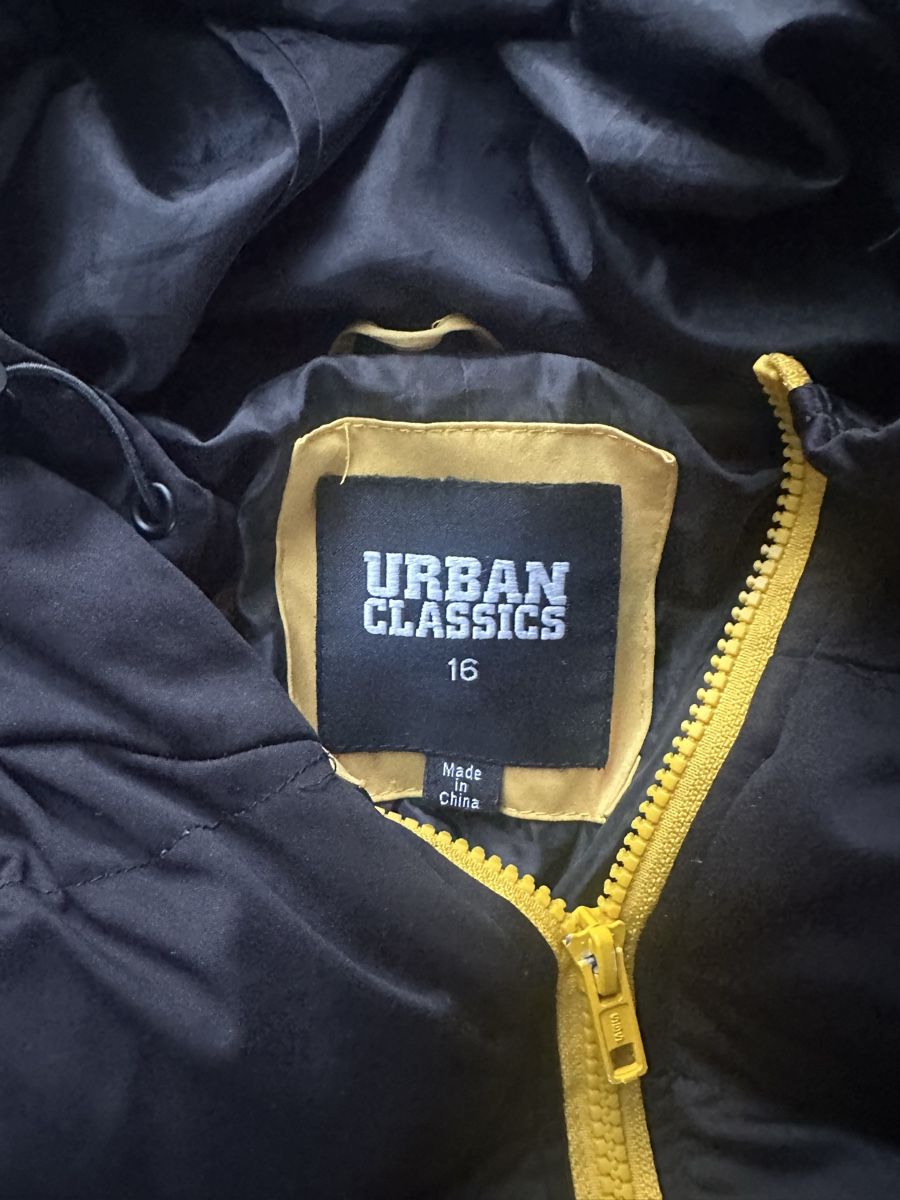 Jacken: Gelb-Schwarze Winterjacke Urban Classics, Pufferjacke – Gebraucht aus Stadel(Winterthur) von Sikuvan 2