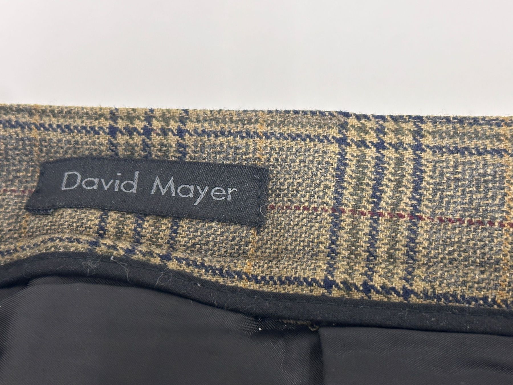 Pantaloni: Karo Hose mit Seitentaschen, David Mayer, Grösse 52 – Usato da Bern venduto da troom105 3