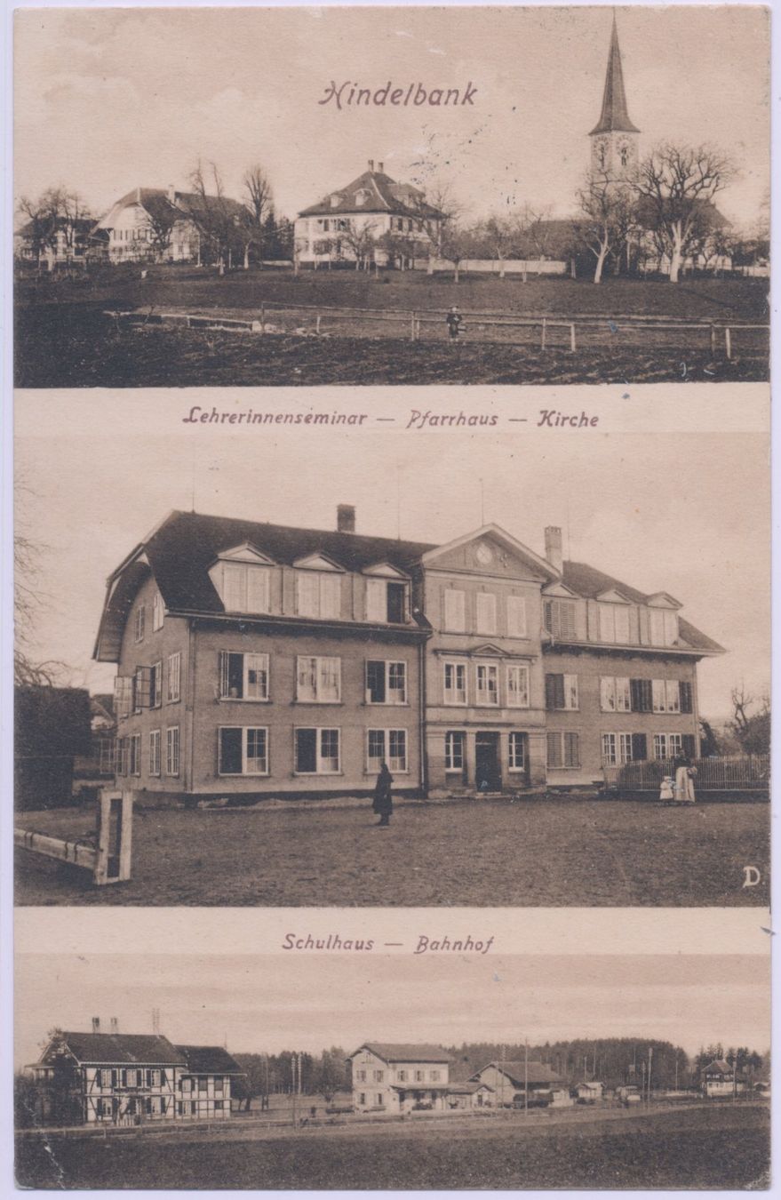 Cartoline postali: 3 Bildkarte Hindelbank – Usato da Lützelflüh-Goldbach venduto da blauerkranich