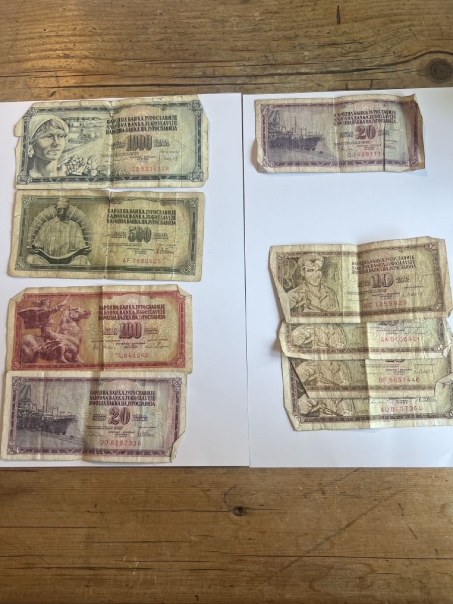Banconote: Jugoslawische Dinara – Usato da Hittnau venduto da BrigitteM8335