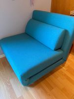 Gepflegtes Schlafsofa / Liege in türkis! Top Zustand!