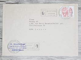 CL01 Enveloppe + Timbre Suisse 1985