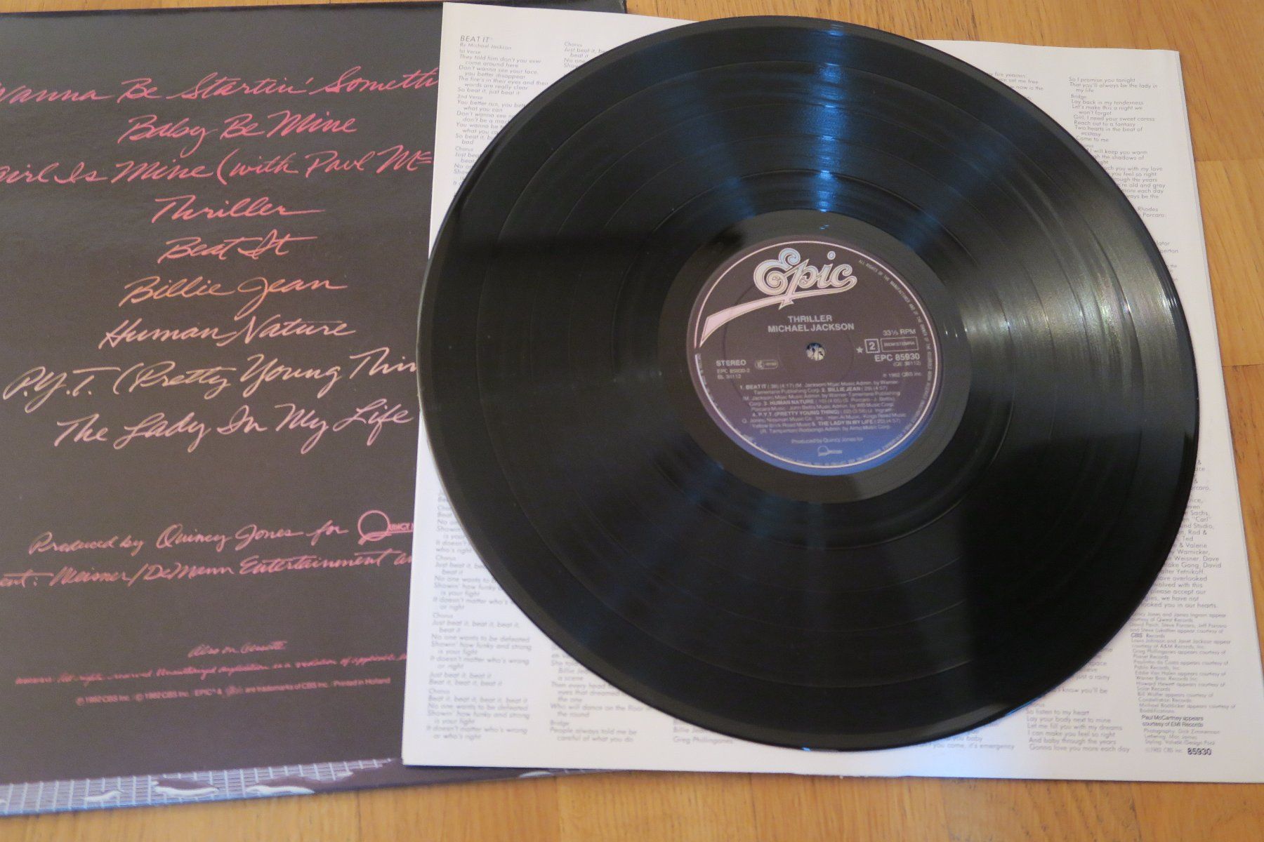 Schallplatten: Michael Jackson – Thriller – Gebraucht aus Thun von Karibu70 4