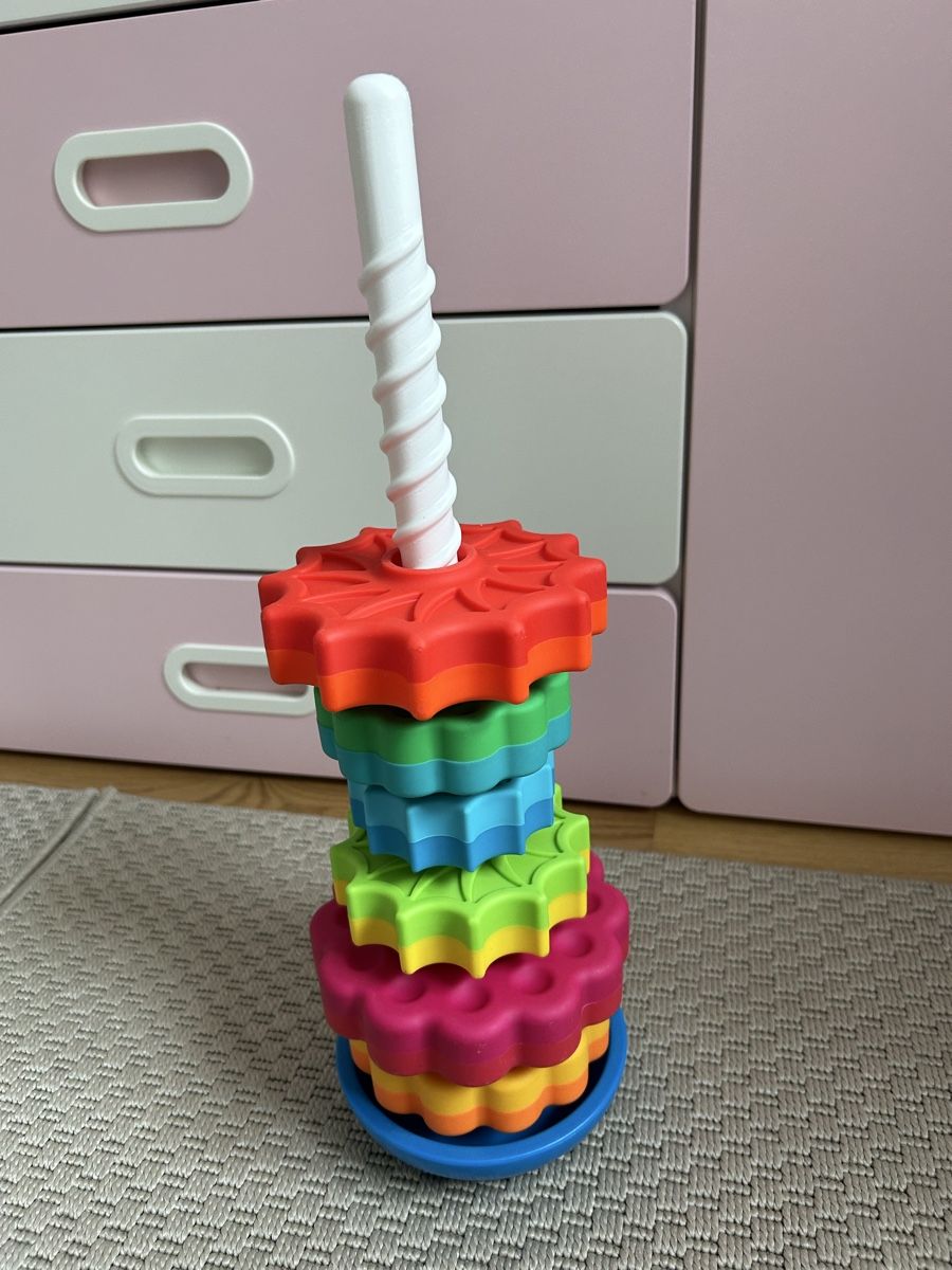 Giocattoli: Spinning Stacking Ring Toy - Great for Toddlers This Summer! – Nuovo (secondo la descrizione) da Zürich venduto da mar_d7zz