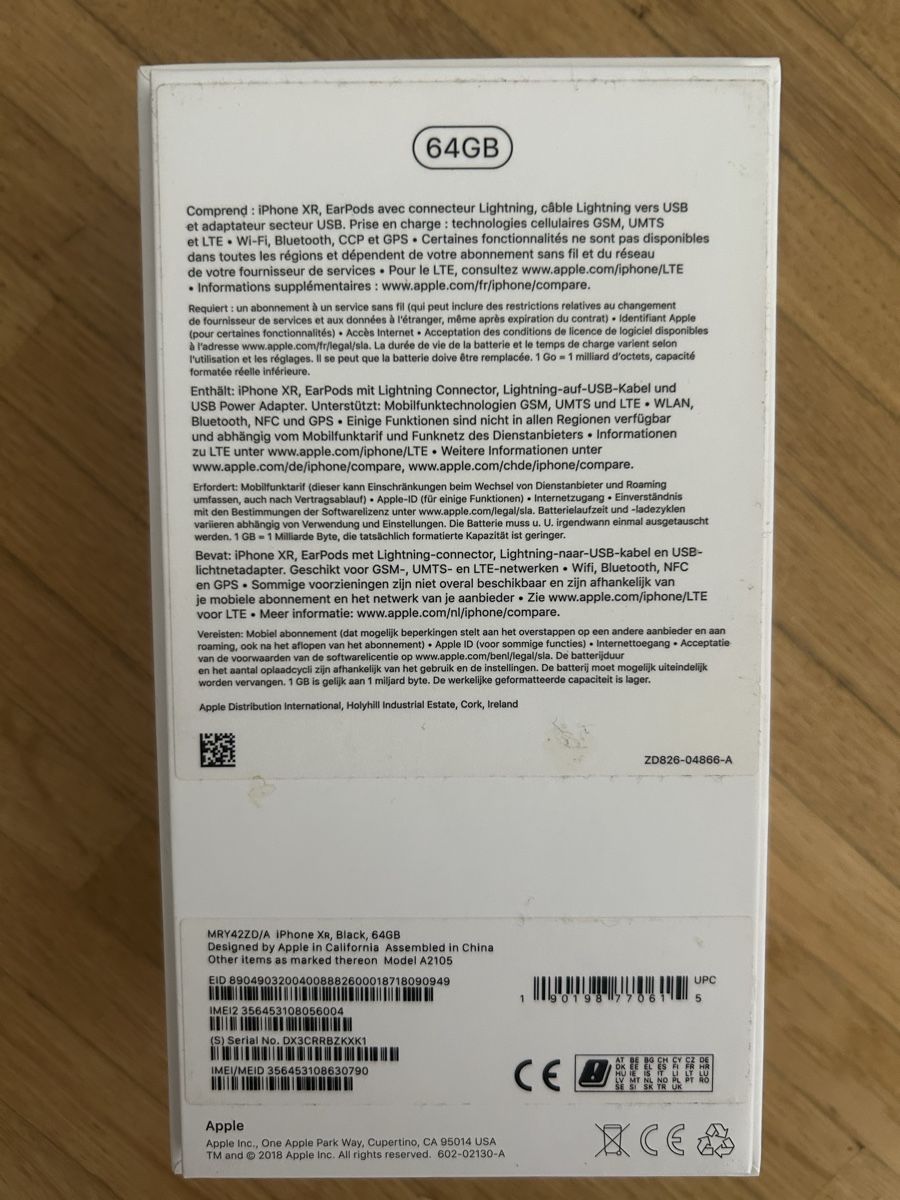 Apple Handys / Smartphones: iPhone XR Black 64GB – Gebraucht aus Lyss von dxmxan 4