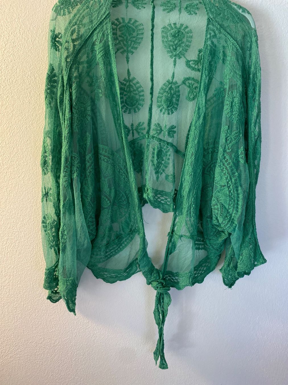 Kleider: SOMMER JÄCKCHEN-GRÜN-SPITZEN – Gebraucht aus Meienried von ManuelaBoutique 2