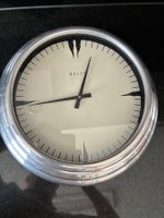 BLISS Home UK Aluminium Wand Uhr aus den 80/90er Jahre