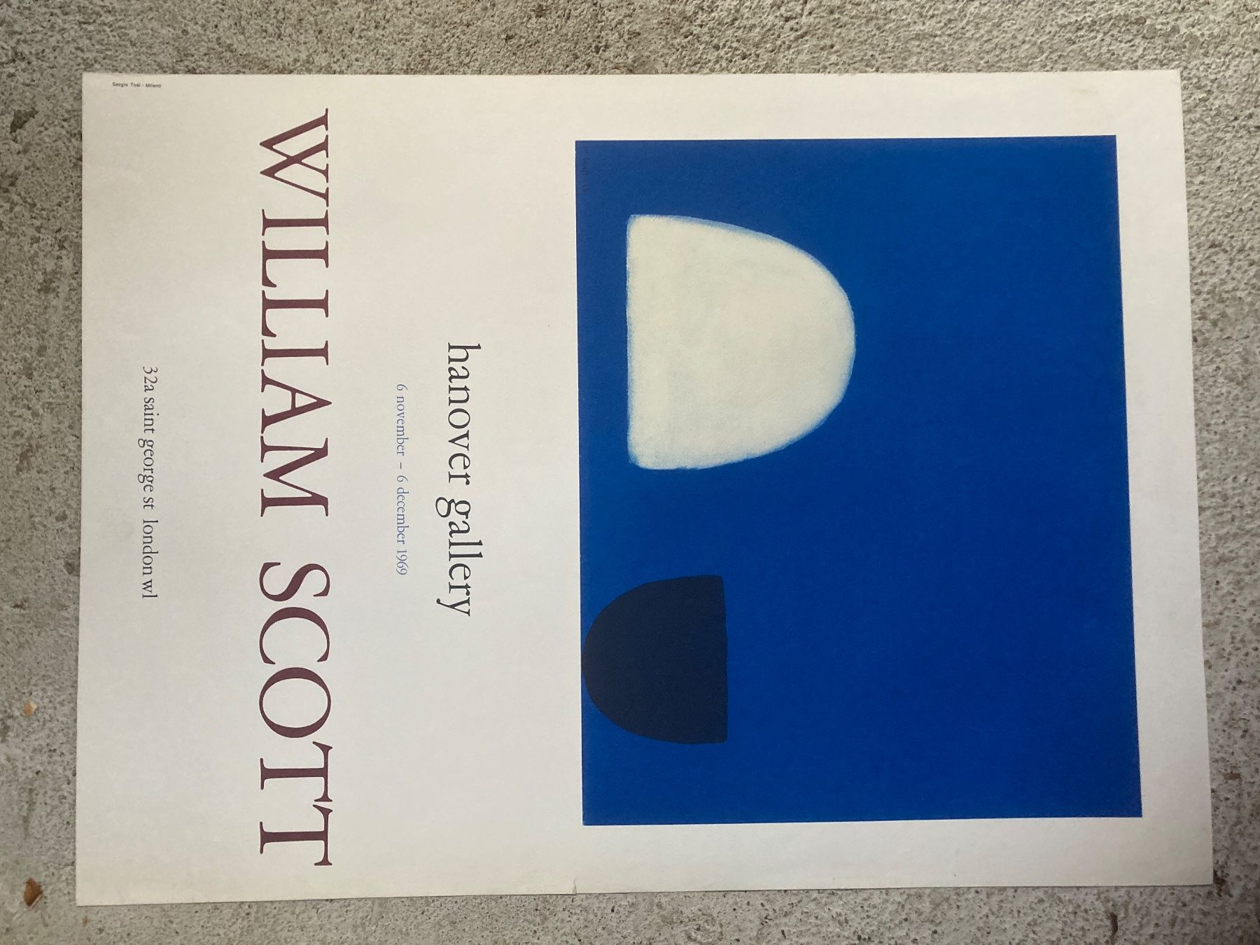 Posters & Illustrations: Scott William - Austellungsplakat 1969 – D'occasion à zürich par papalapa