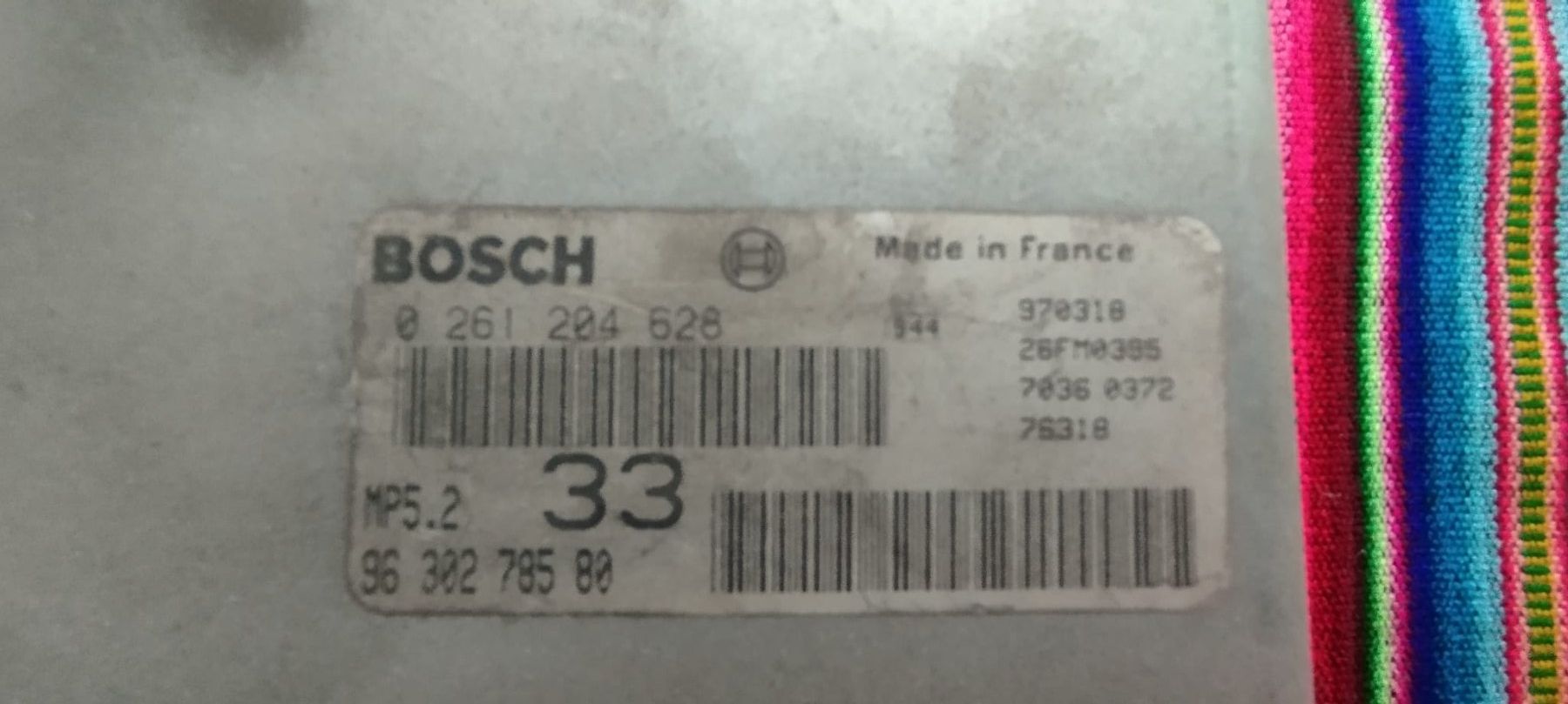 Alle Autoersatzteile: Gebrauchtes Steuergerät BOSCH 0 261 204 628 MP5.2 – Gebraucht aus Poschiavo von GarageBernina 2