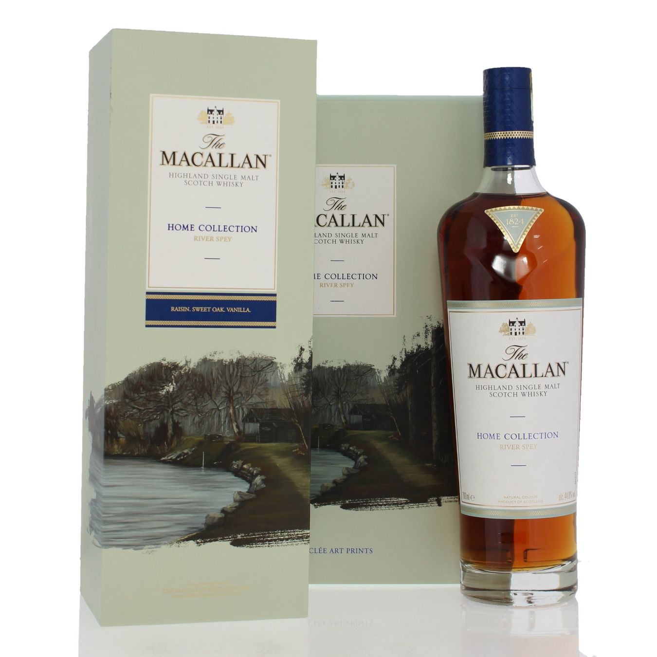 Macallan Bevande alcoliche: Macallan Home Collection River Spey & Prints – Nuovo e nell'imballaggio originale da Bouveret venduto da Exclusive_Spirits