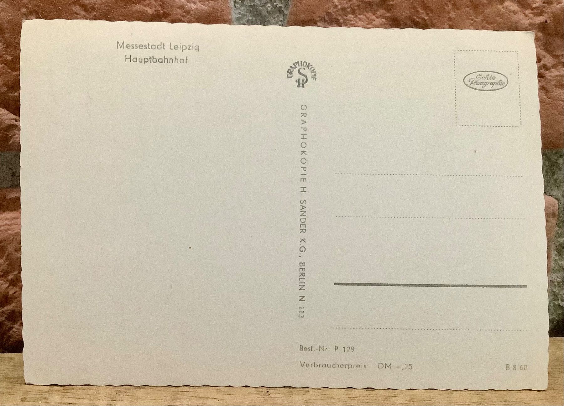 Cartoline postali: HAUPTBAHNHOF Leibzig - Tram Oldtimer Grossformat Deutschland – Usato da Root venduto da ENGLAND-TREASURES 2