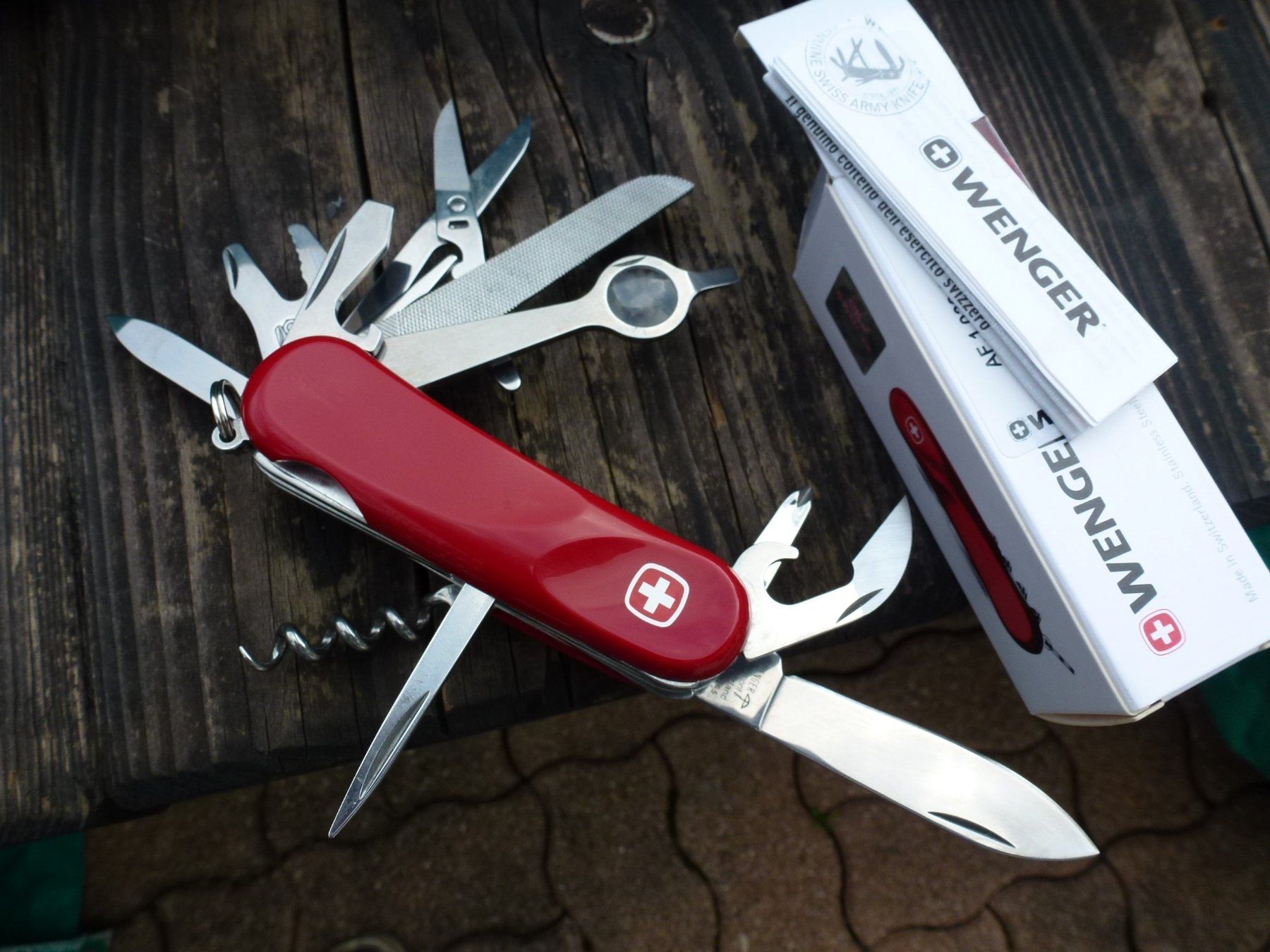 Taschenmesser: Wenger evo 39 neuf,neu. – Neu und originalverpackt aus Rebeuvelier von kinoachat2 2