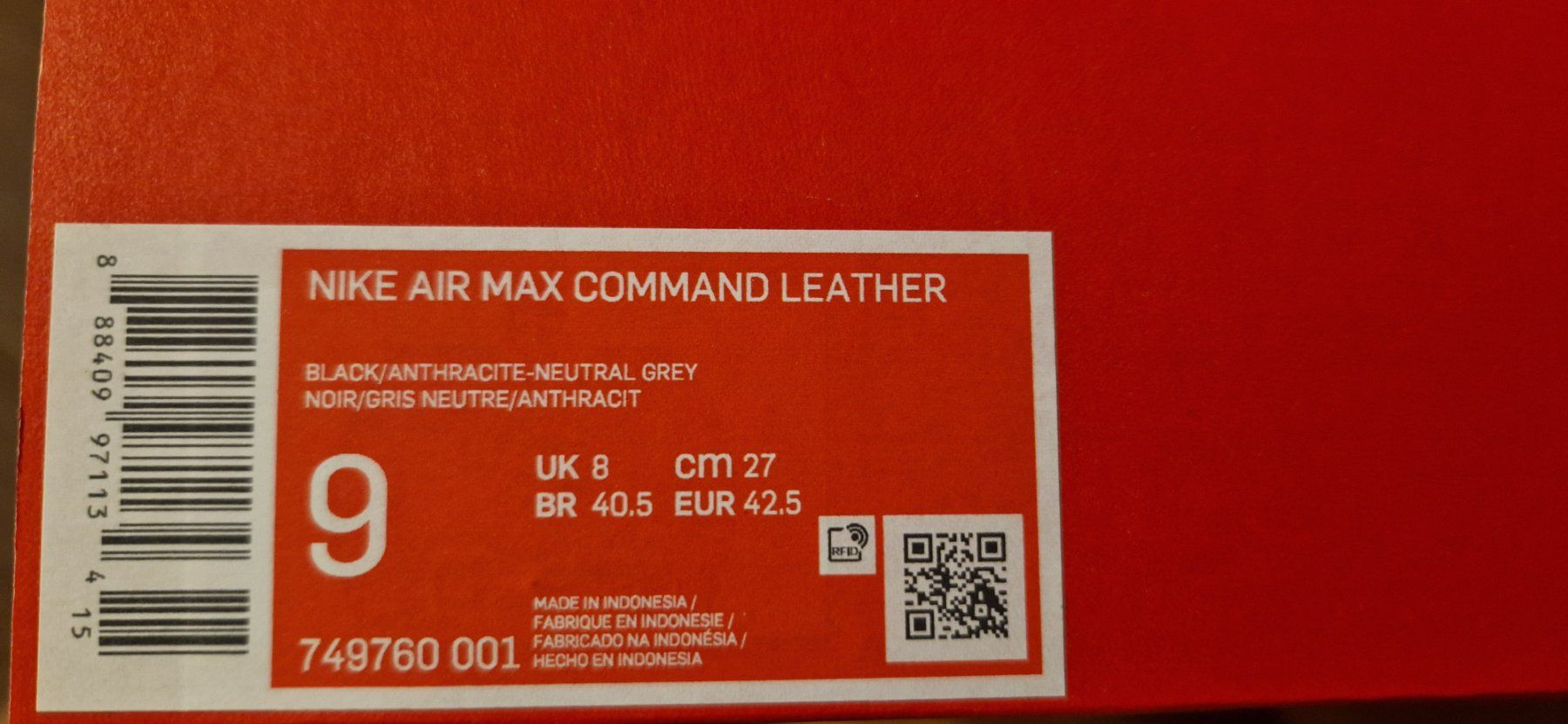 Nike Scarpe da uomo: Nike Air Max Command Leather Gr.42.5 – Nuovo e nell'imballaggio originale da Effretikon venduto da American_Sportswear 4