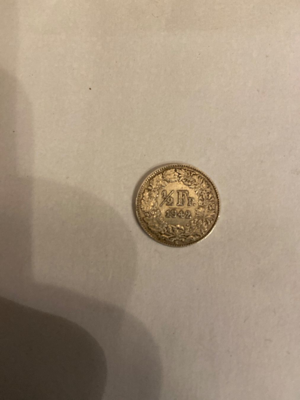 Tutti le monete: 50 Rappen Münze 1942 – Nuovo (secondo la descrizione) da Zürich venduto da ragusa45