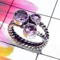 925SilberRing * AMETHYST * Gr.18mm
