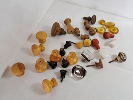 31 schöne Vintage Möbel Knöpfe (LOT504#MBS3)